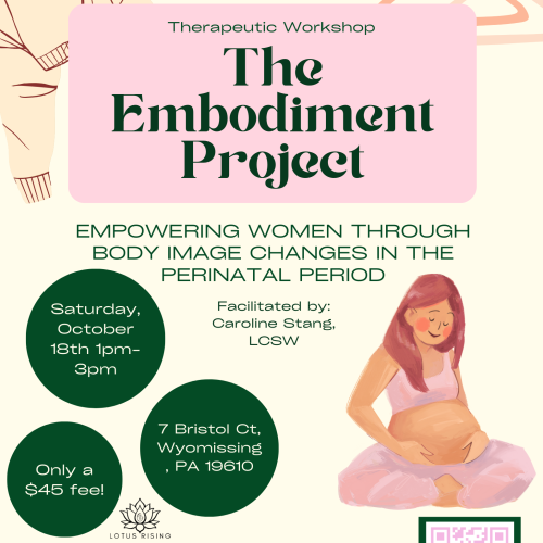 The Embodiment Project: Empowering Women Through Body Image Changes in the Perinatal Period 10/18/2025